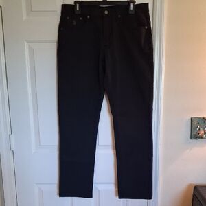 U.S. Polo Assn. Men's Black Straight Jeans